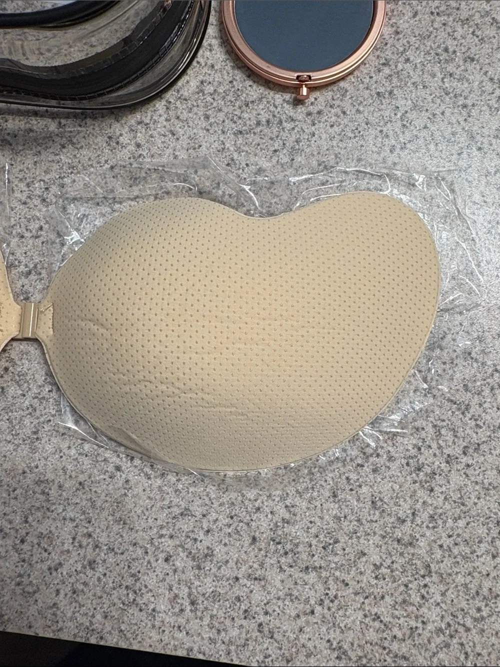 Adhesive Strapless Silicone Bra - Beige